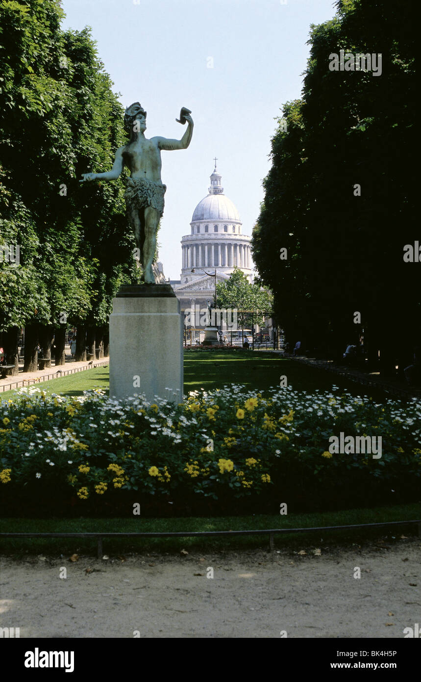 Skulpturengarten und dem Parthenon, Paris Stockfoto