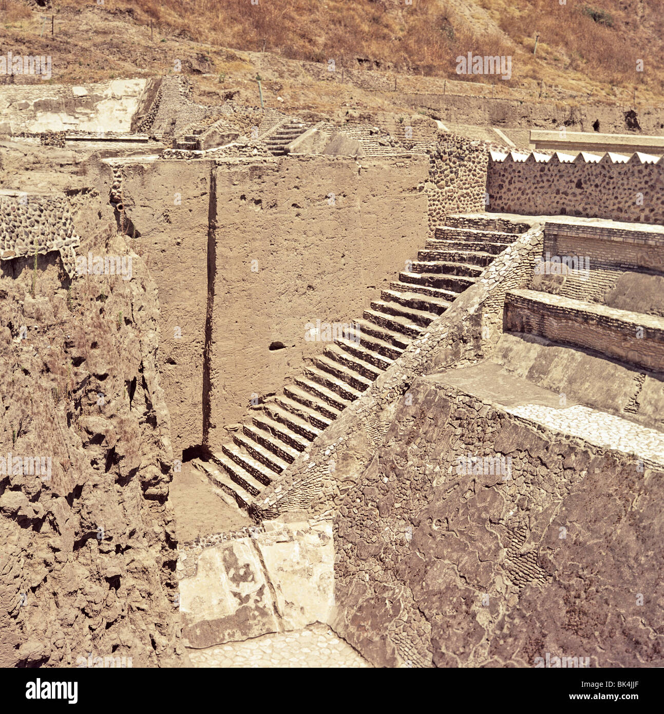Cholula Ausgrabungsstätte im mexikanischen Bundesstaat Puebla, Mexiko Stockfoto