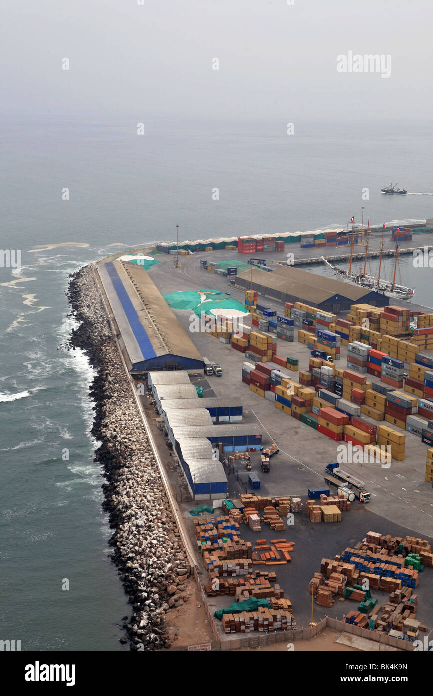 Hafen von Arica, Chile Stockfoto