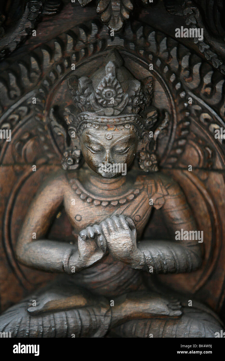 Statue des Vairochana, der fünfte Buddha, Kathmandu, Nepal, Asien Stockfoto