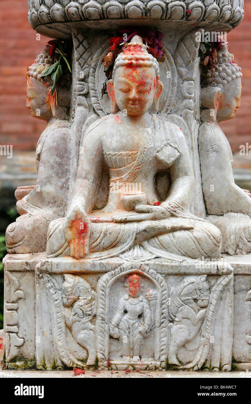 Buddha der Offenbarung, Kirtipur, Nepal, Asien Stockfoto