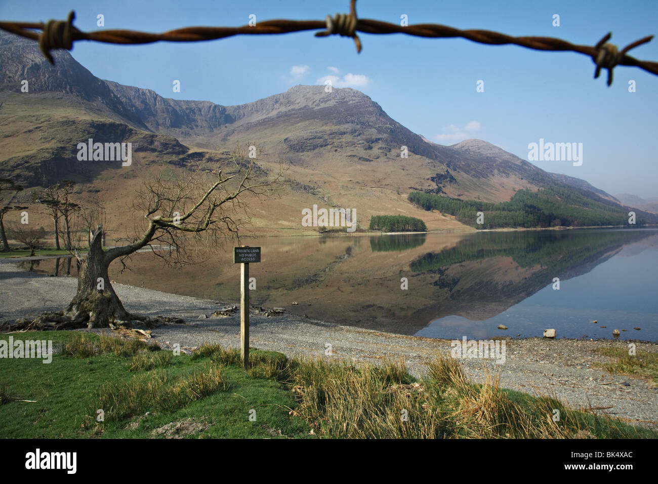 Lake Buttermere im Lake district Stockfoto