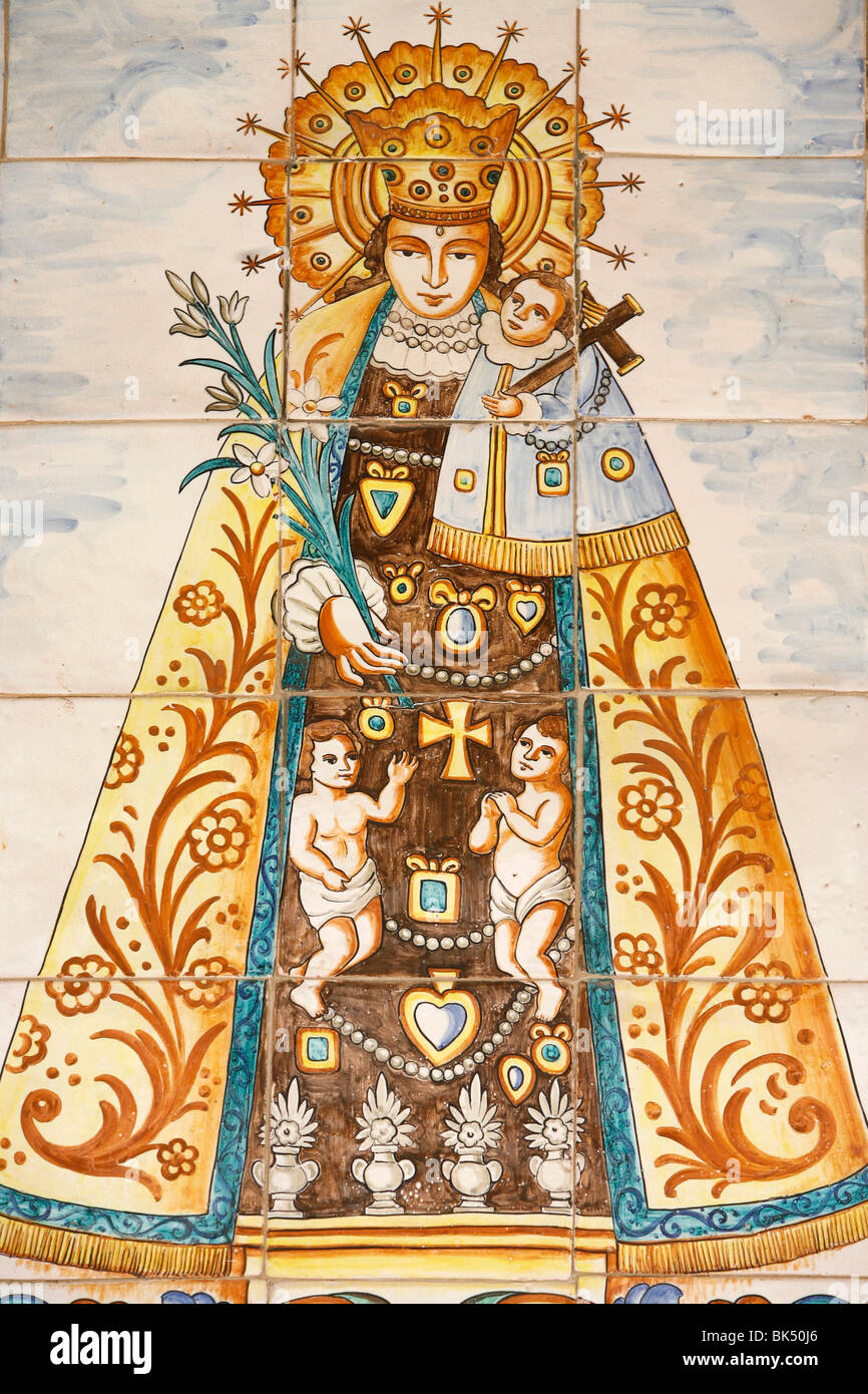 Spanische Jungfrau, Basilika der Verkündigung, Nazareth, Galiläa, Israel, Naher Osten Stockfoto