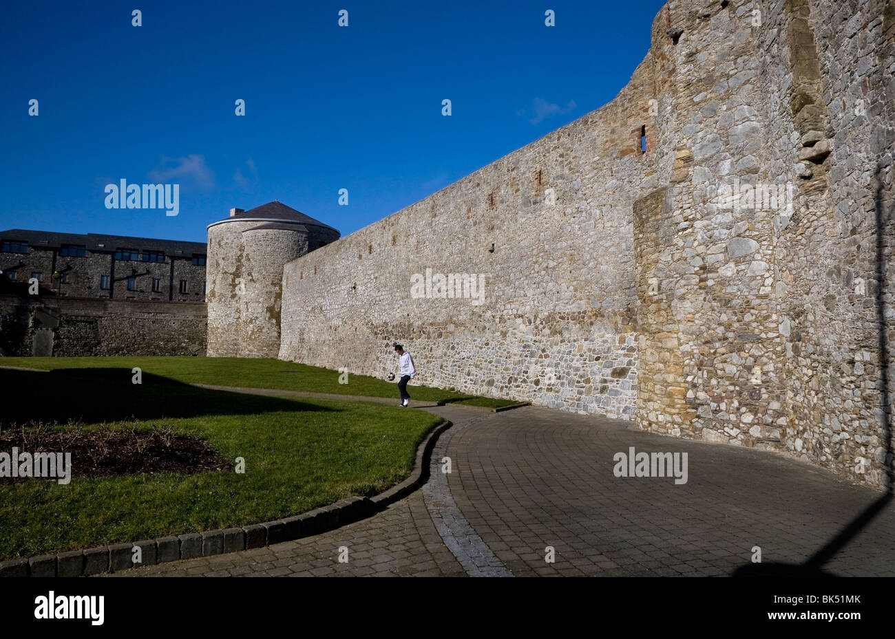 12. Jahrhundert King John's Castle, Dungarvan, County Waterford, Irland Stockfoto