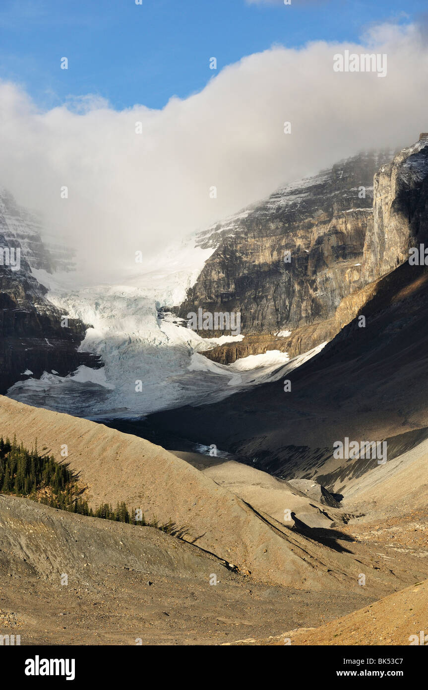 Dome Glacier, Columbia Icefield, Jasper Nationalpark, Alberta, Kanada Stockfoto