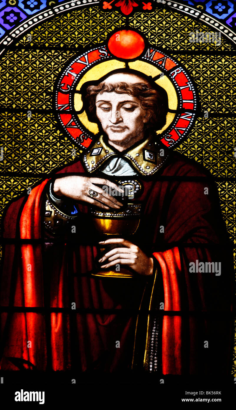 Saint martin stained glass Fotos und Bildmaterial in hoher Auflösung