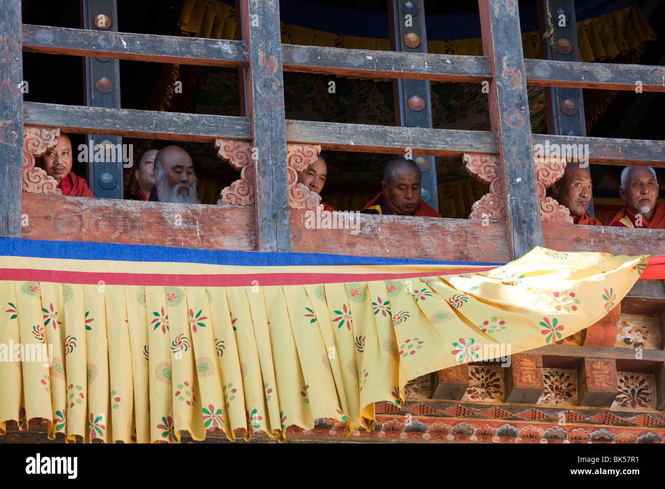 Eine Reihe von Bildern geschossen während der Reise in Bhutan Stockfoto