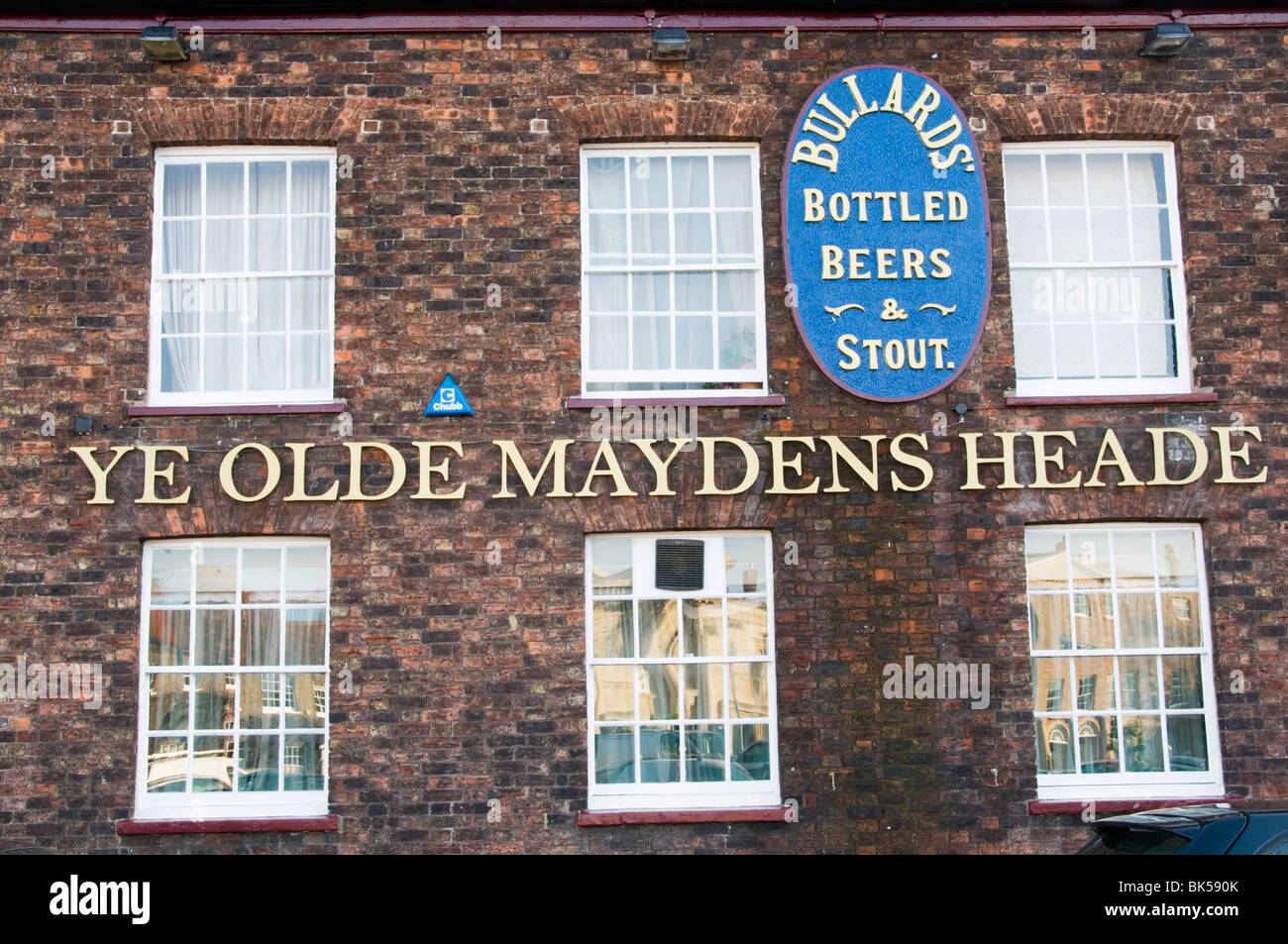 Ye Olde Maydens Heade Kneipe am Dienstag Marktplatz, King's Lynn, Norfolk, England Stockfoto