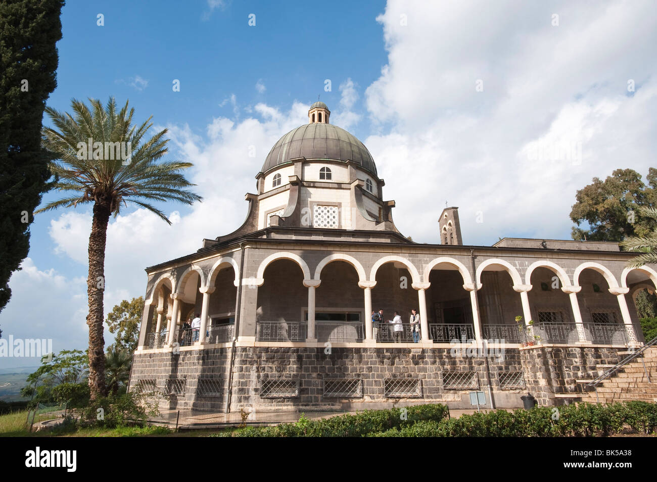 Kirche der Seligpreisungen, Galiläa, Israel, Nahost Stockfoto