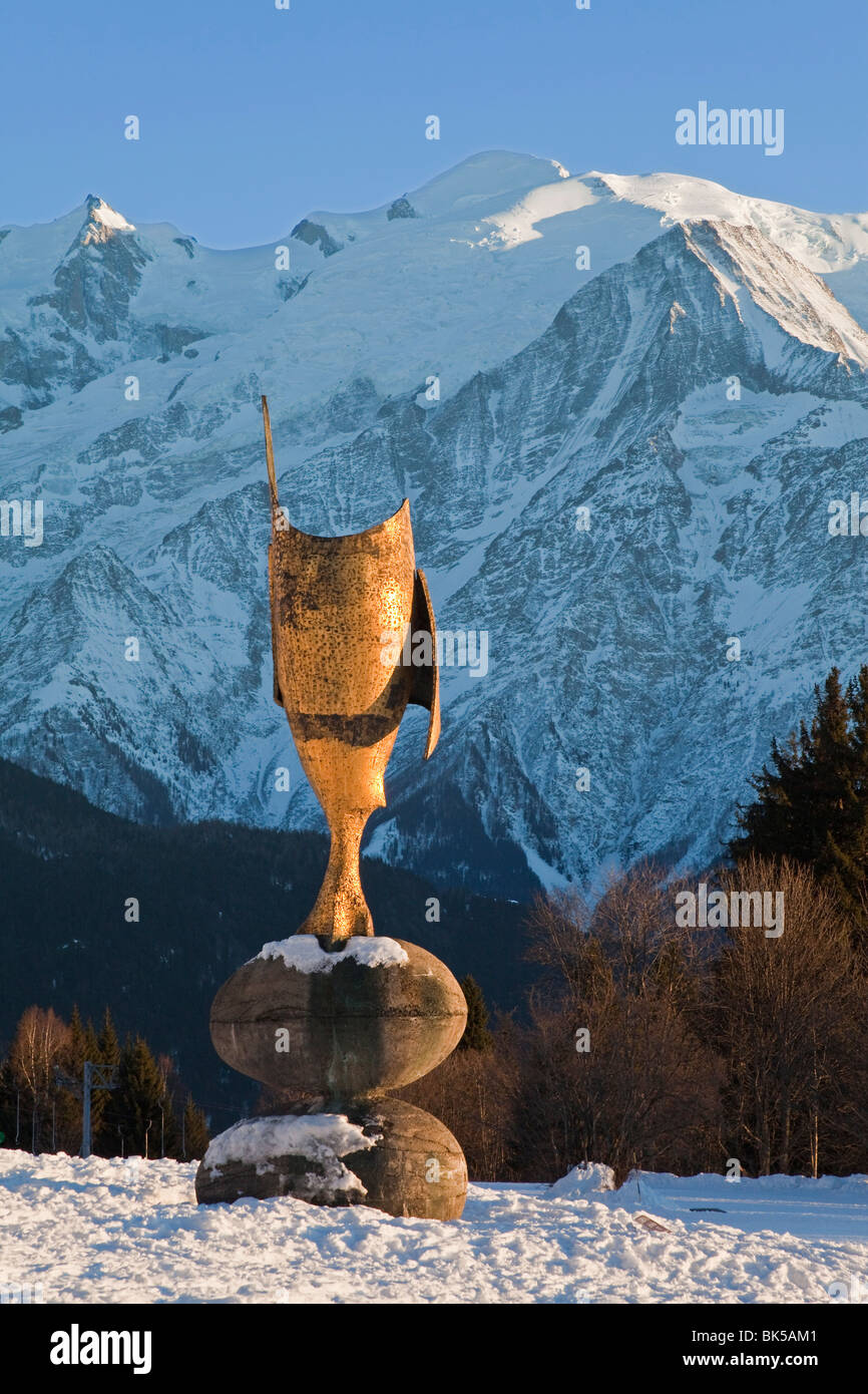 Chamonix-Mont-Blanc, Chamonix, Haute Savoie, Französische Alpen, Frankreich, Europa Stockfoto