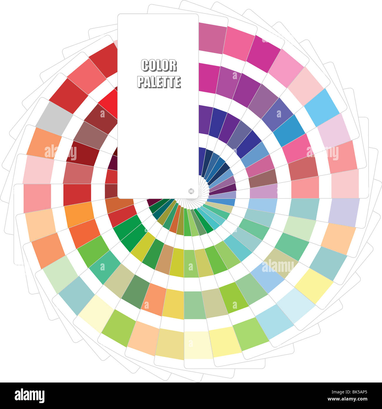 Erweiterte Web-sichere Farben-palette Stockfoto
