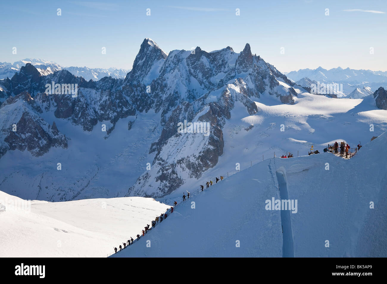 Chamonix-Mont-Blanc, Chamonix, Haute Savoie, Französische Alpen, Frankreich, Europa Stockfoto