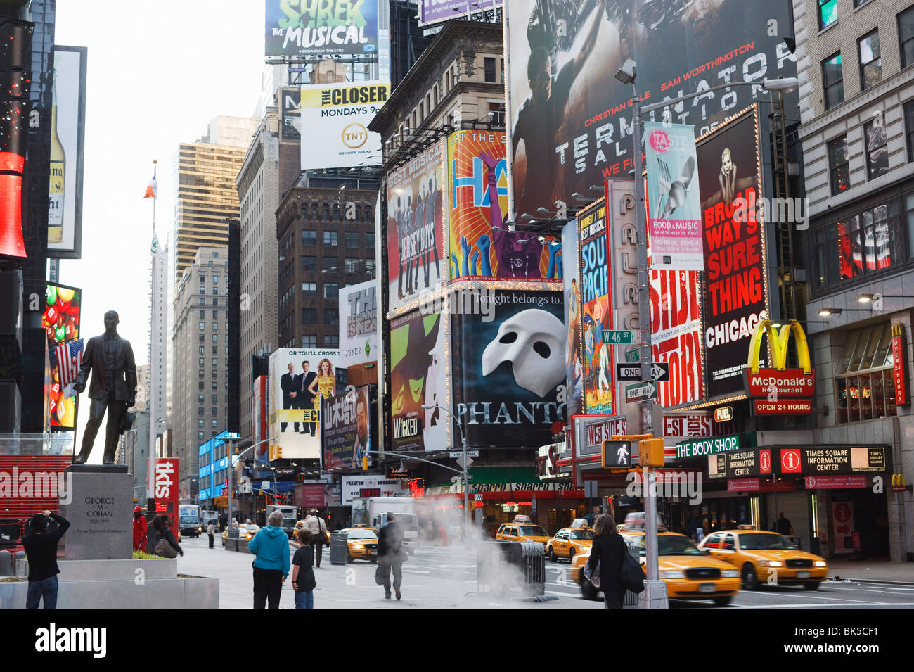 Times Square in Manhattan, New York City, New York, Vereinigte Staaten von Amerika, Nordamerika Stockfoto