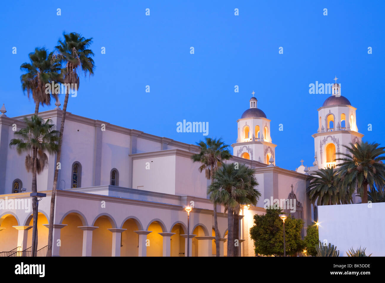 Kathedrale St. Agustine, Tucson, Pima County, Arizona, Vereinigte Staaten von Amerika, Nordamerika Stockfoto