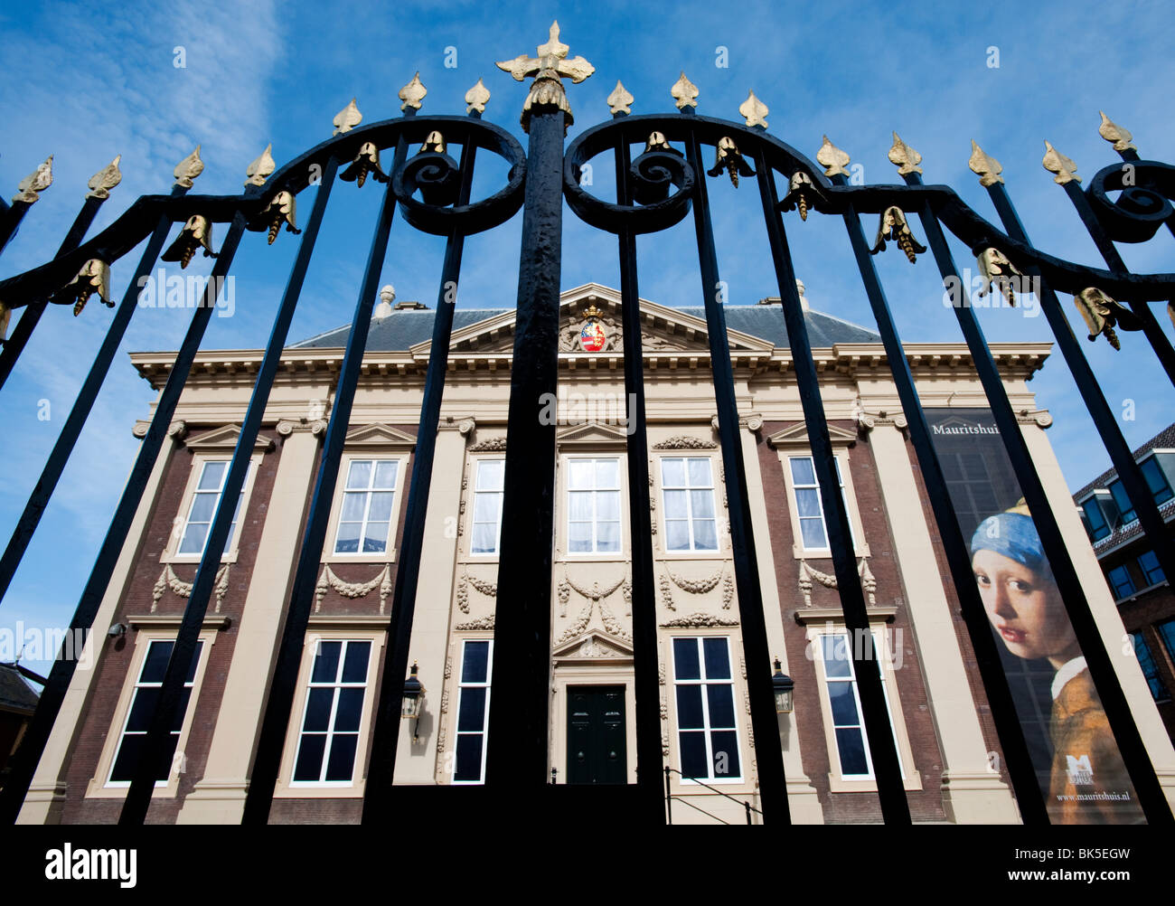 Außenansicht des berühmten Kunstmuseum der Mauritshuis in den Haag, Niederlande Stockfoto