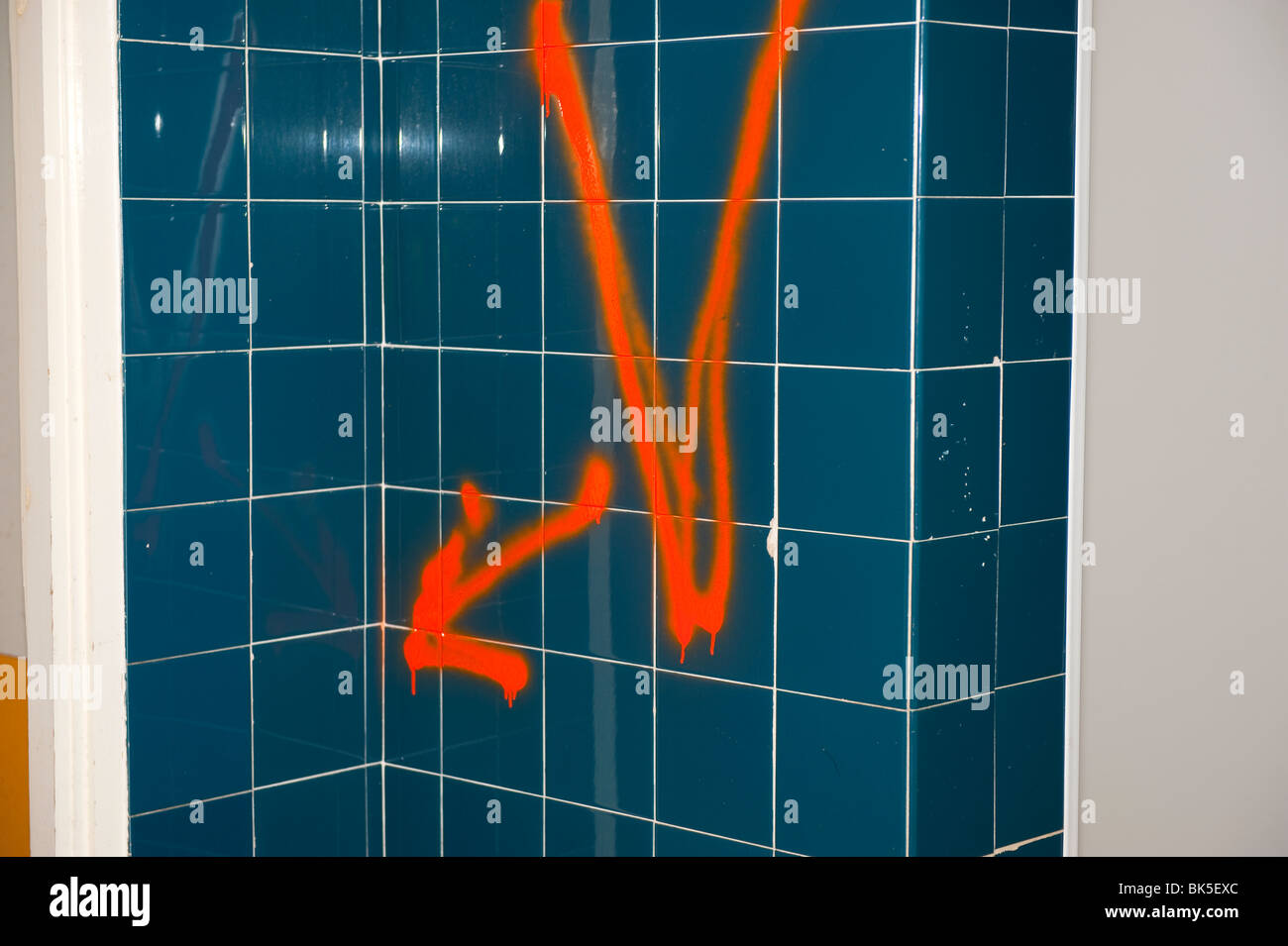Suche und Rettung Erdbeben Opfer gefunden Identifikation Stockfoto