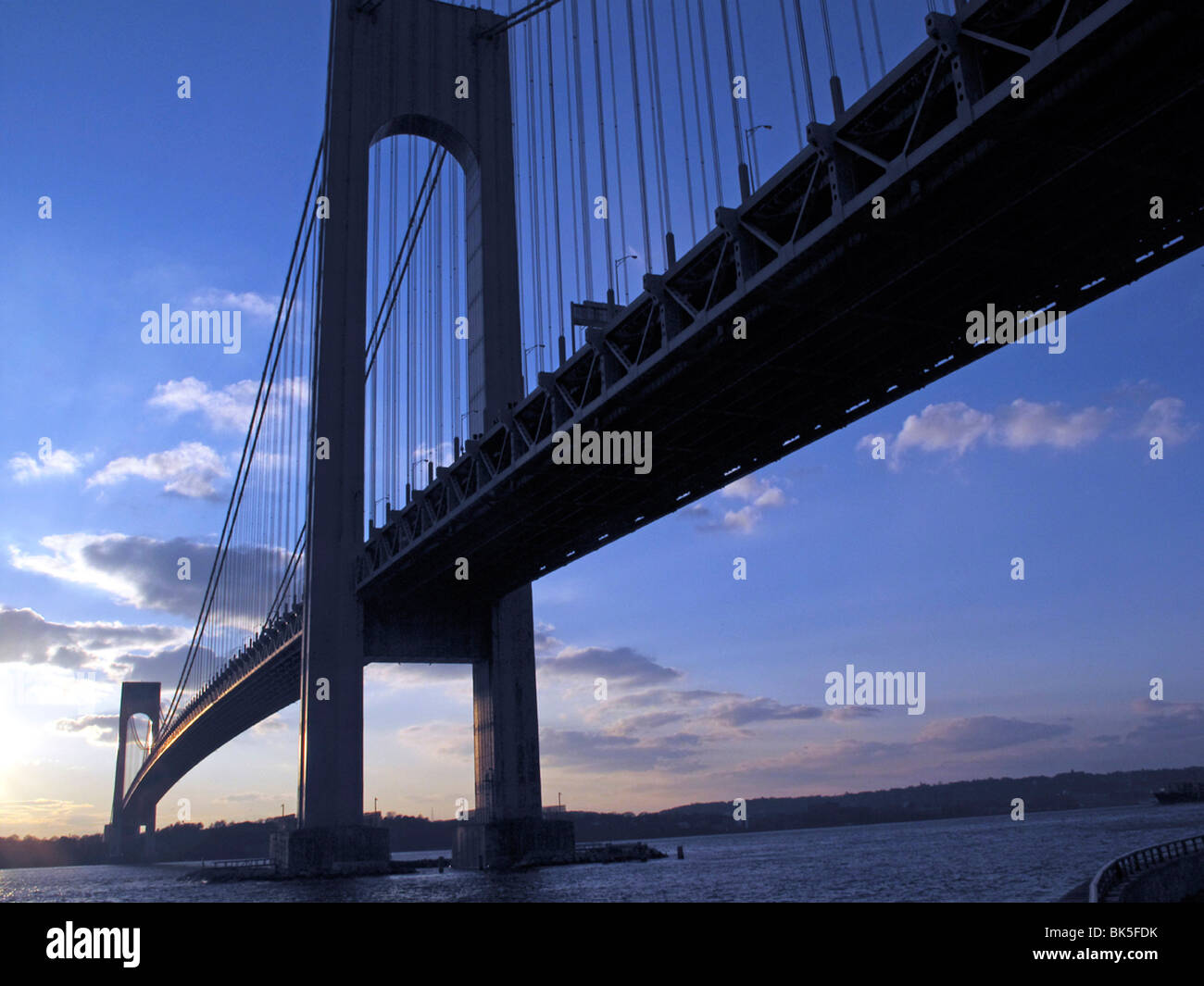 Verrazano-Narrows-Brücke Brooklyn NewYork Stockfoto