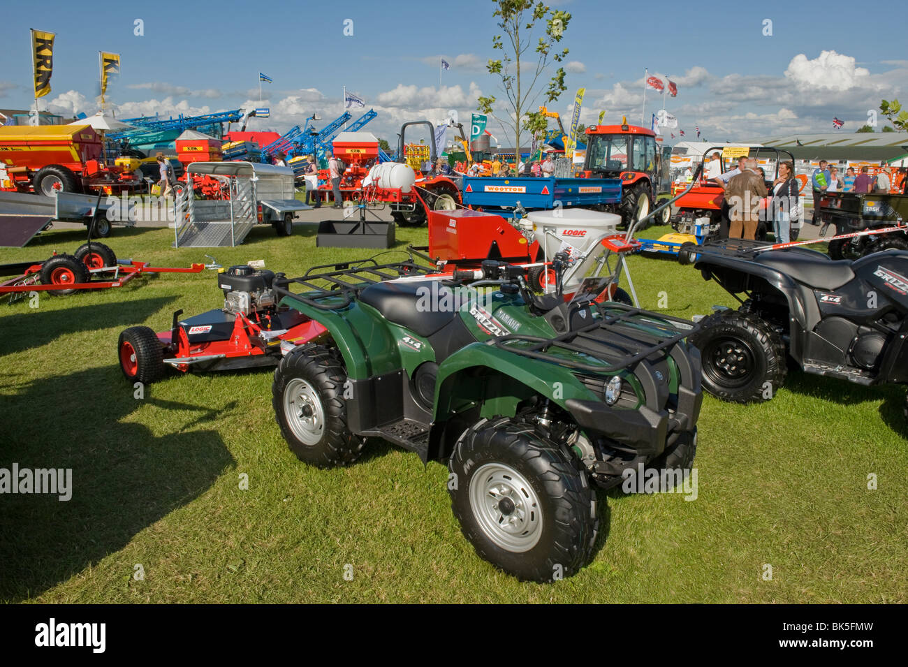 Ein Yamaha Grizzly Quad zum Verkauf an The Great Yorkshire Show. Stockfoto