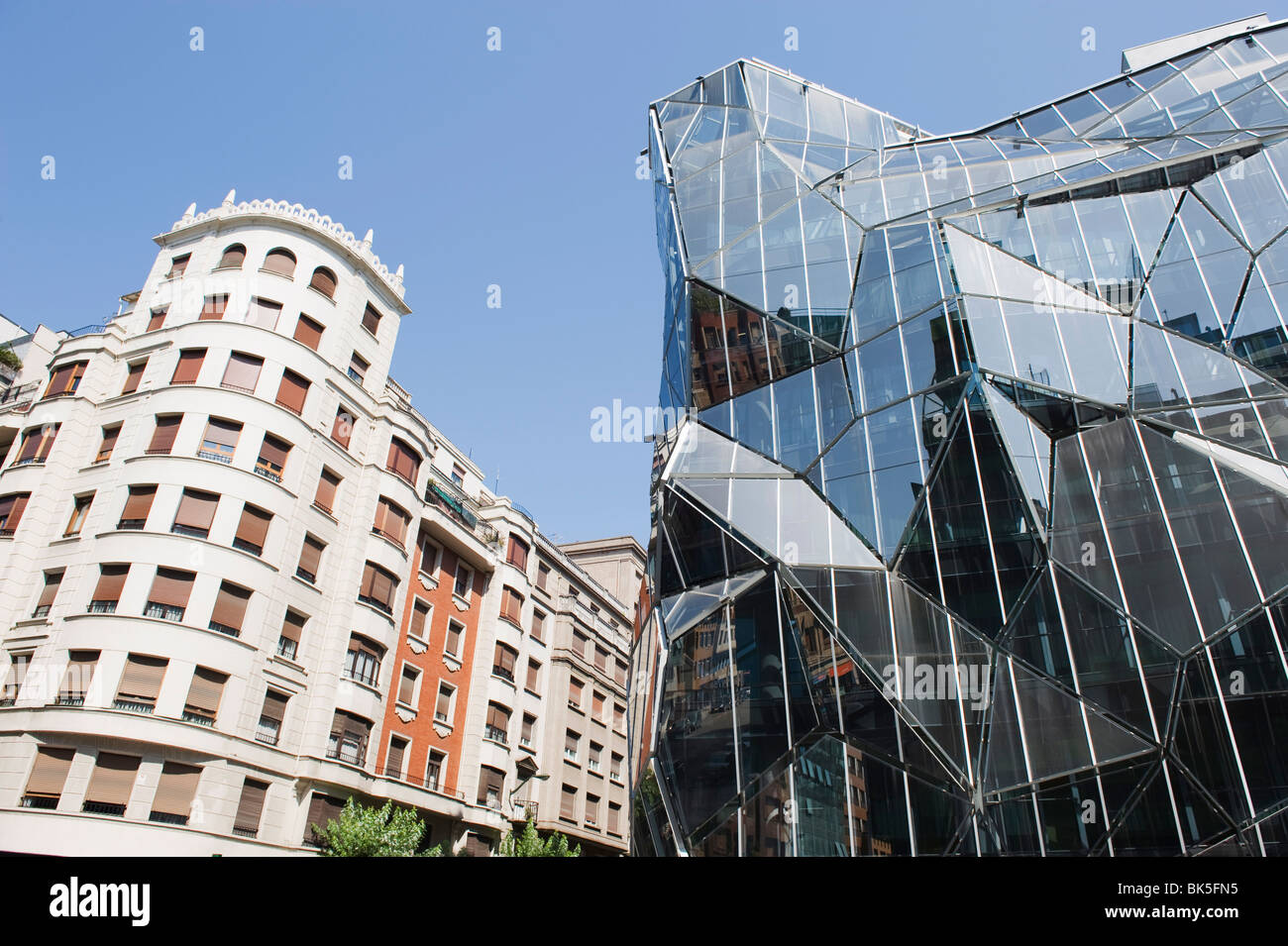 Moderne Architektur des Department of Health, Bilbao, Baskisches Land, Spanien, Europa Stockfoto