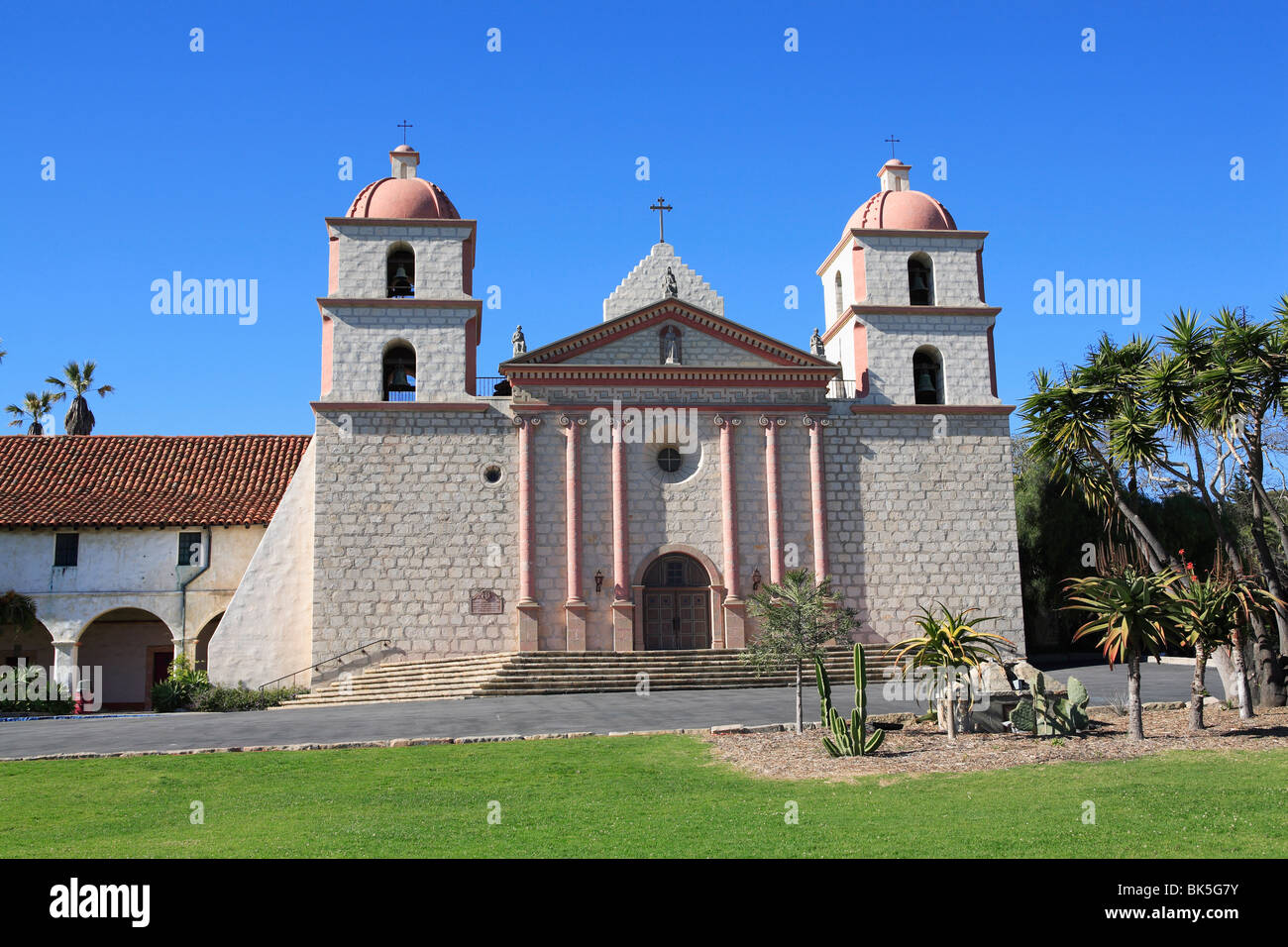 Santa Barbara Mission Santa Barbara, California, Vereinigte Staaten von Amerika, Nordamerika Stockfoto