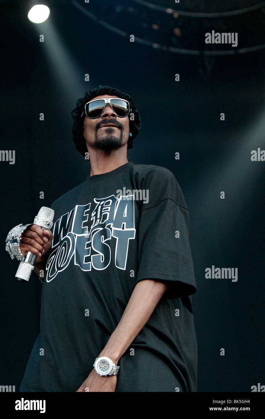 Snoop Dogg führt bei Bonnaroo. Stockfoto