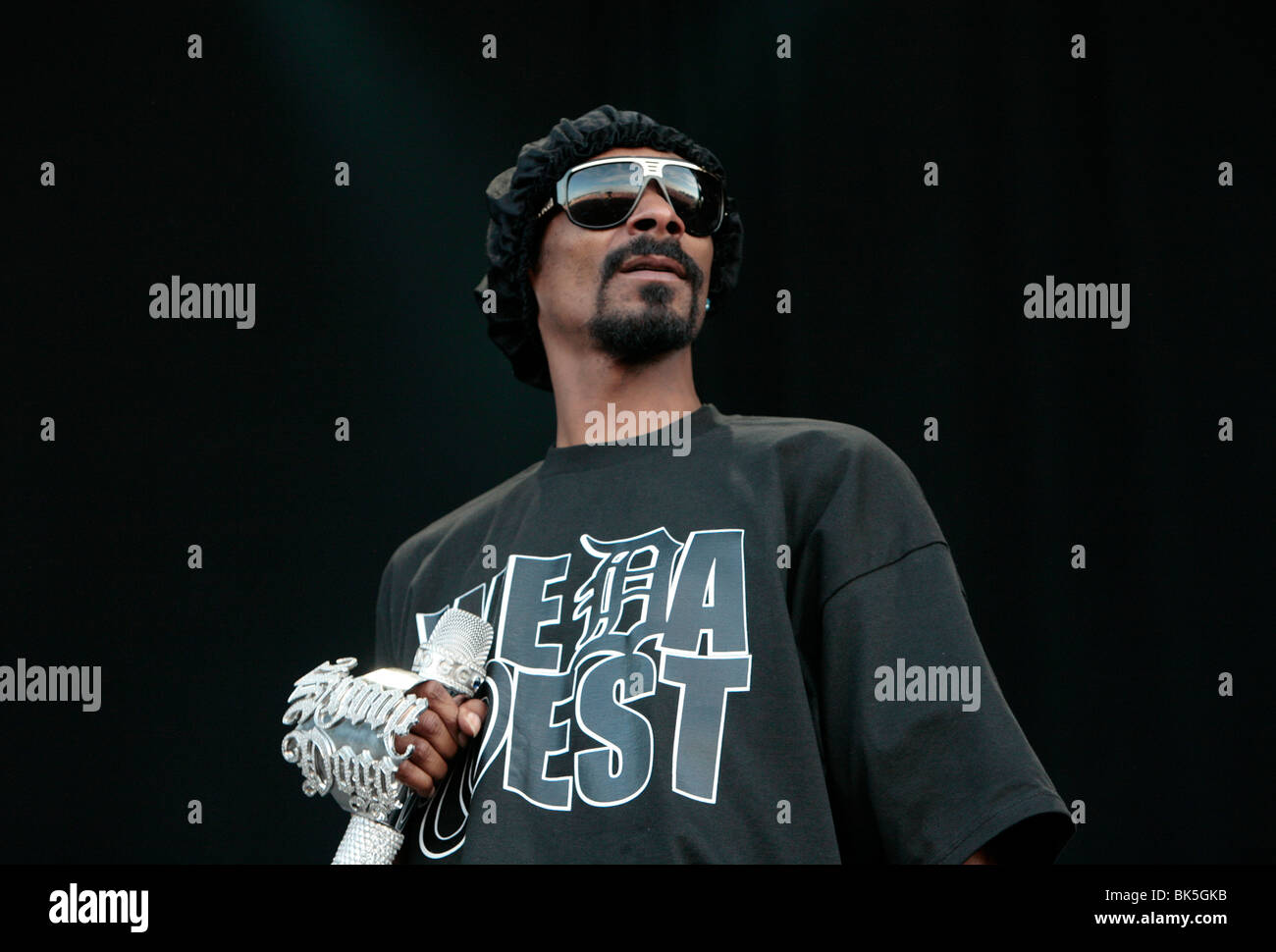 Snoop Dogg führt bei Bonnaroo. Stockfoto