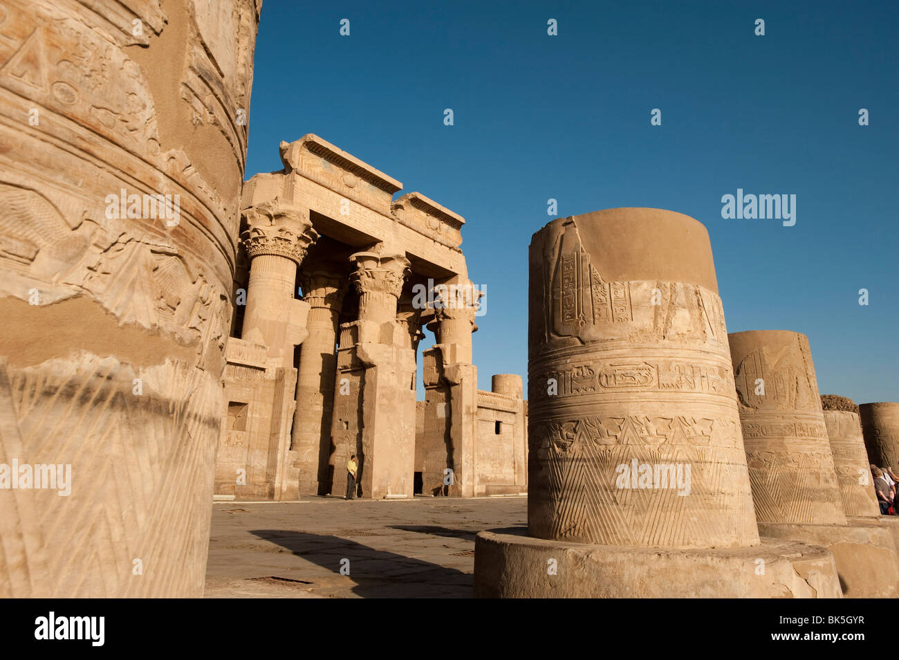 Tempel von Kom Ombo, Ägypten, Nordafrika, Afrika Stockfoto Tempel von Kom Ombo, Ägypten, Nordafrika, Afrika Stockfoto