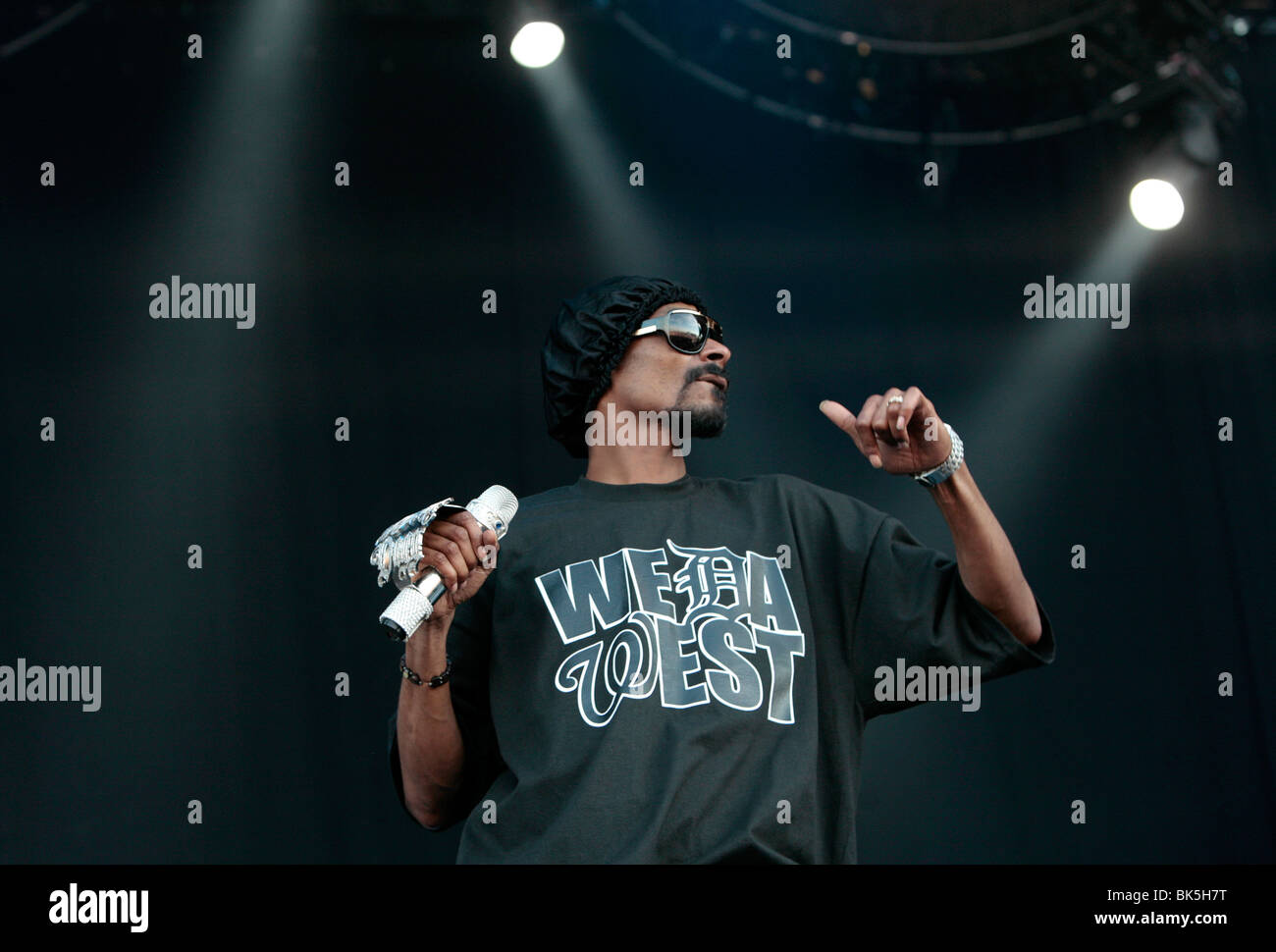 Snoop Dogg führt bei Bonnaroo. Stockfoto
