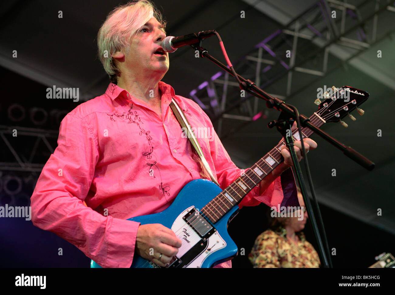 Robyn Hitchcock führt bei Bonnaroo. Stockfoto