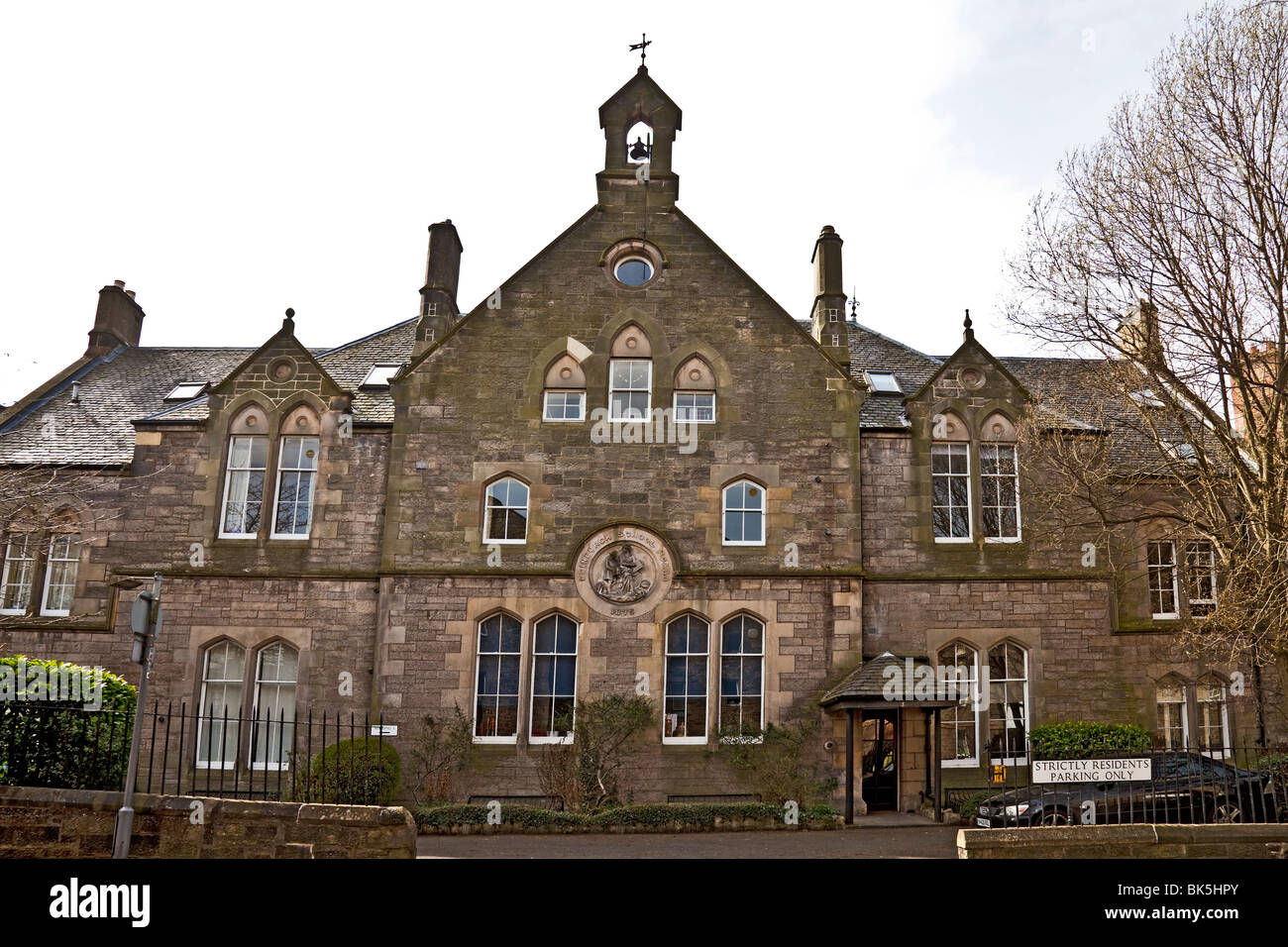 Dean Primary School, war 1875 von Edinburgh School Board eröffnet und blieb bis 1961 in Betrieb. Stockfoto