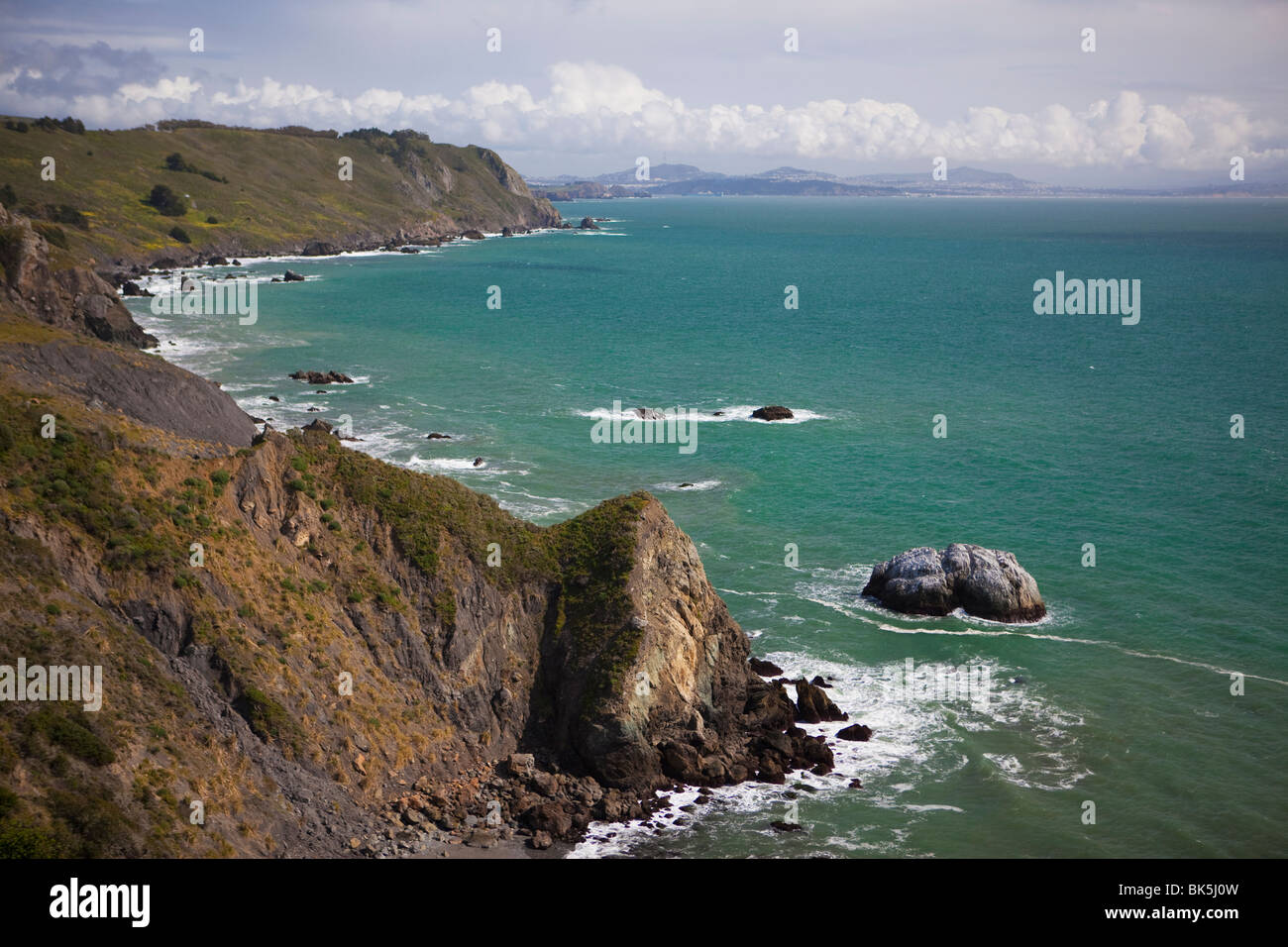 Schroffen pazifischen Küste von Kalifornien nördlich von San Francisco Stockfoto