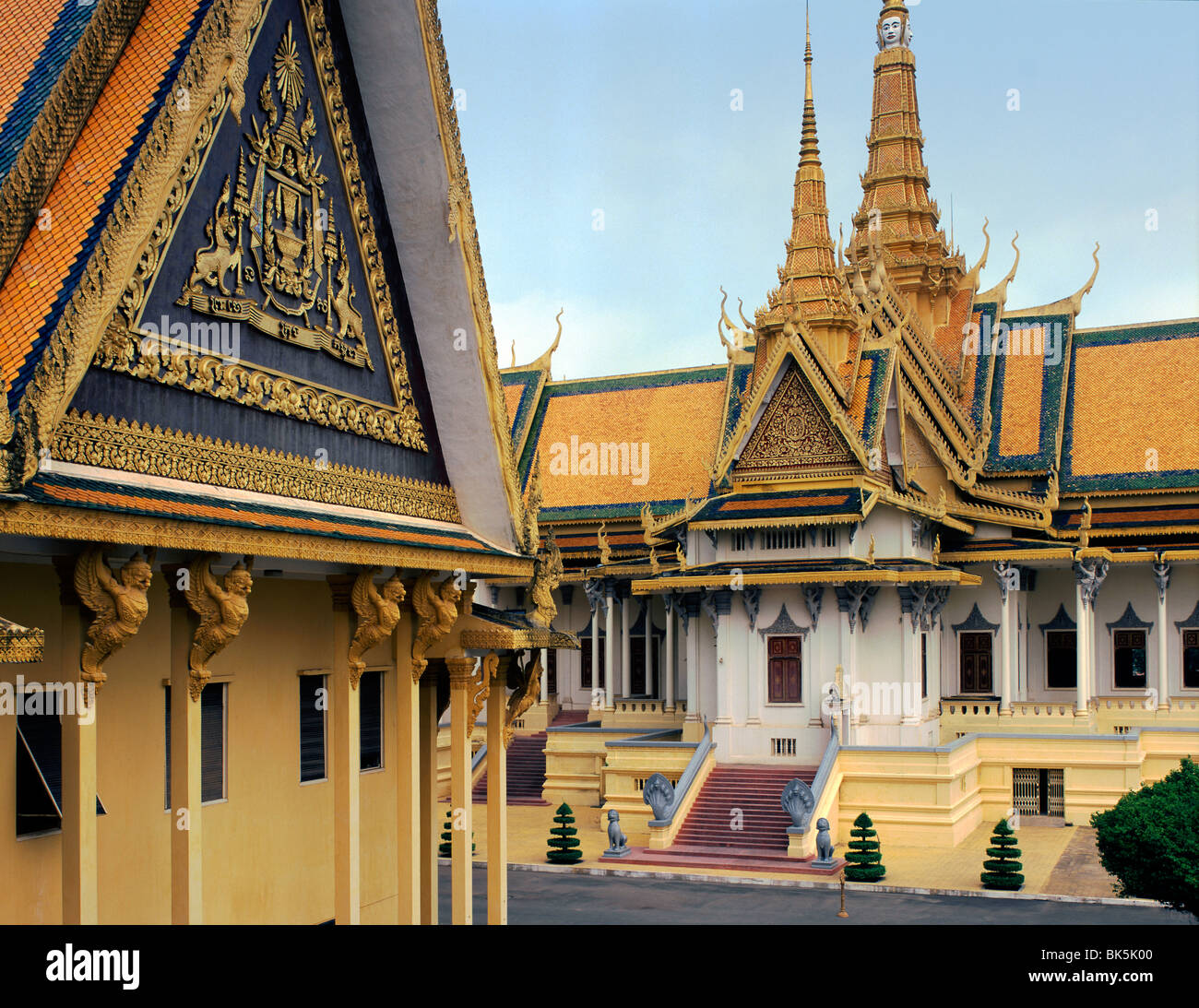 Königspalast, Phnom Penh, Kambodscha, Indochina, Südostasien, Asien Stockfoto