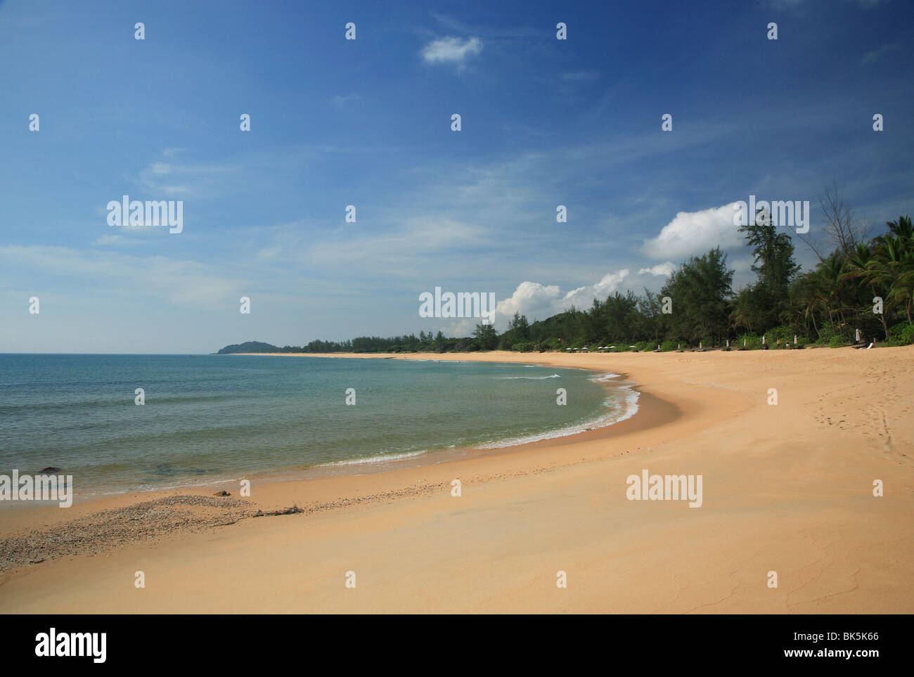 Strand von Tanjong Jara Resort, Terengganu, Malaysia, Südostasien, Asien Stockfoto