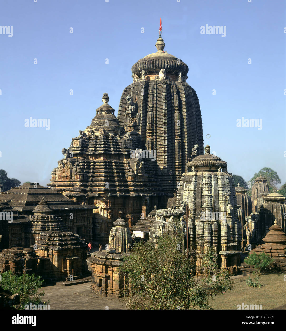 LingarajaTemple in Bhubaneshwar, Orissa, Indien, Asien Stockfoto