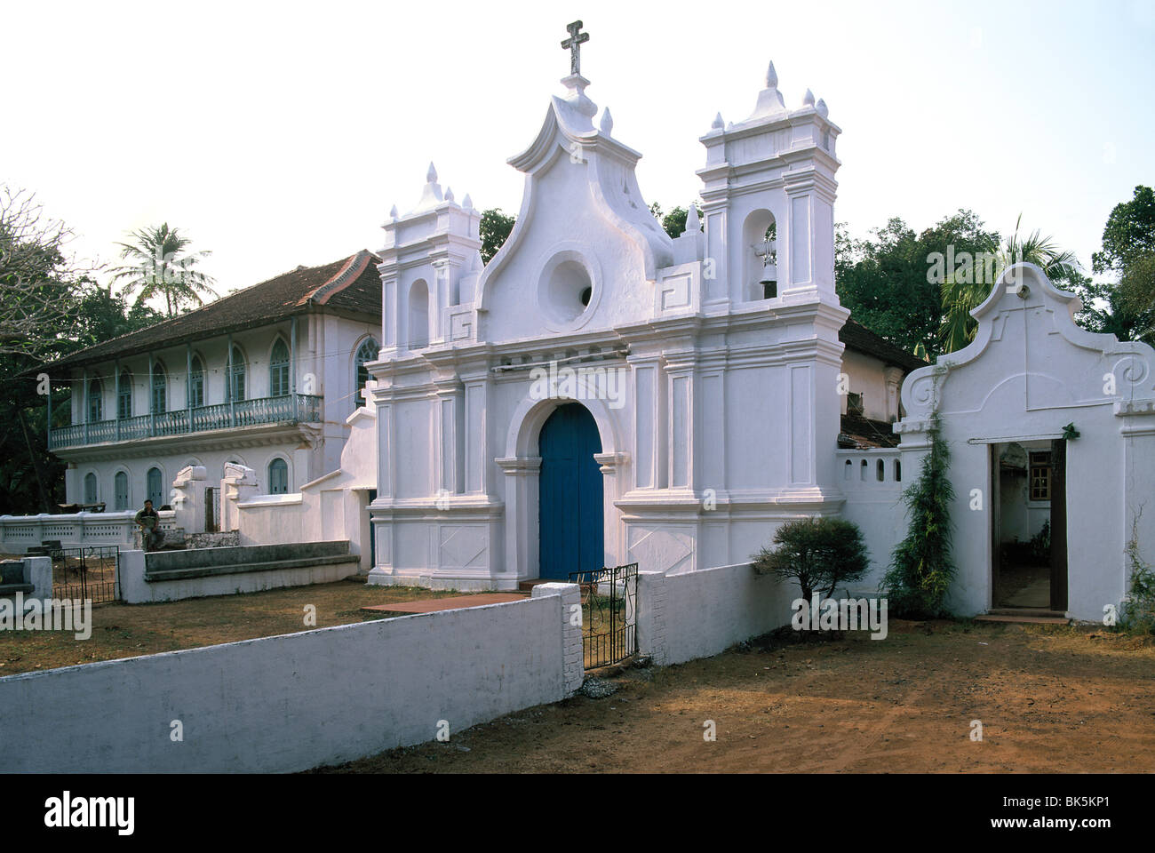 Kirche in Goa, Indien, Asien Stockfoto