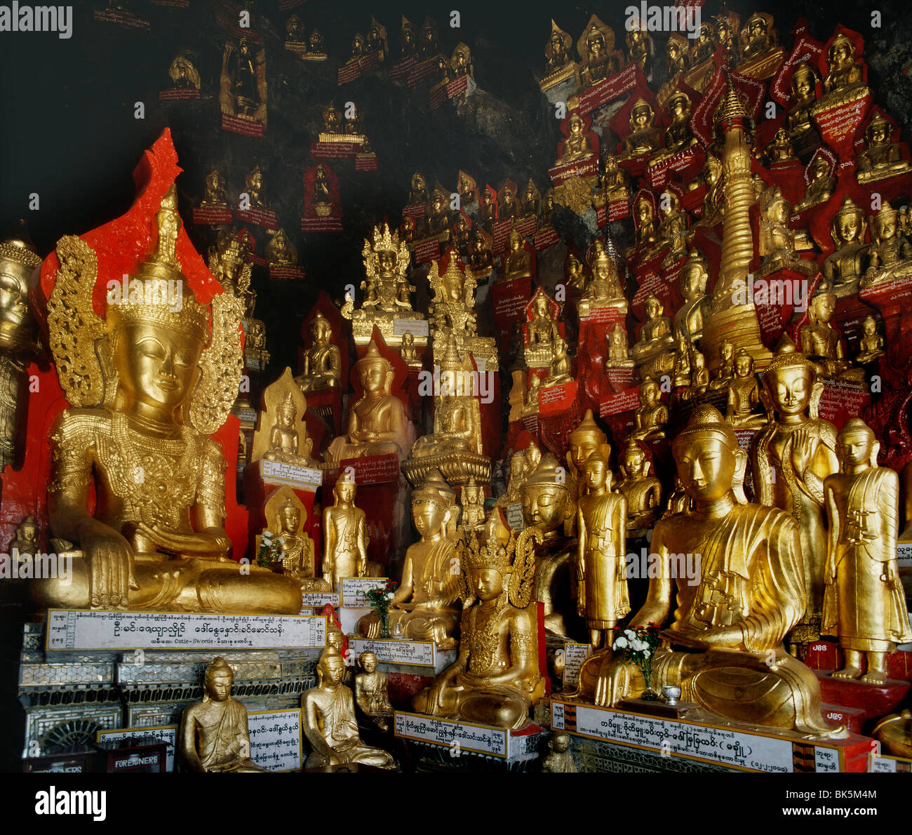 Pindaya Cave im Shan-Staat, Myanmar (Burma), Asien Stockfoto