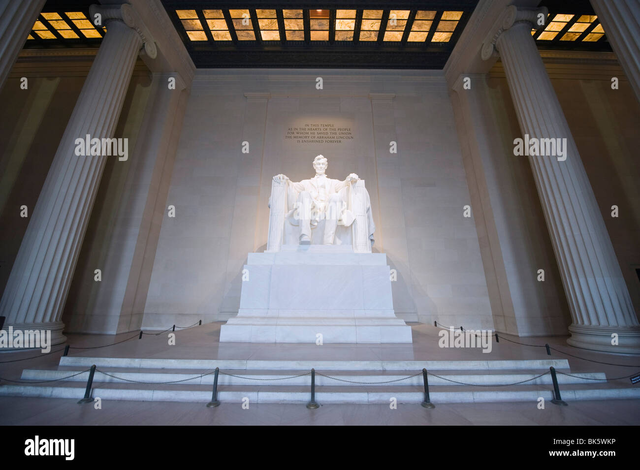 Lincoln Memorial, Washington D.C., Vereinigte Staaten von Amerika, Nordamerika Stockfoto