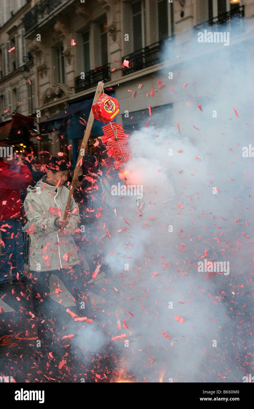 Chinese New Year, Paris, Frankreich, Europa Stockfoto Chinese New Year, Paris, Frankreich, Europa Stockfoto