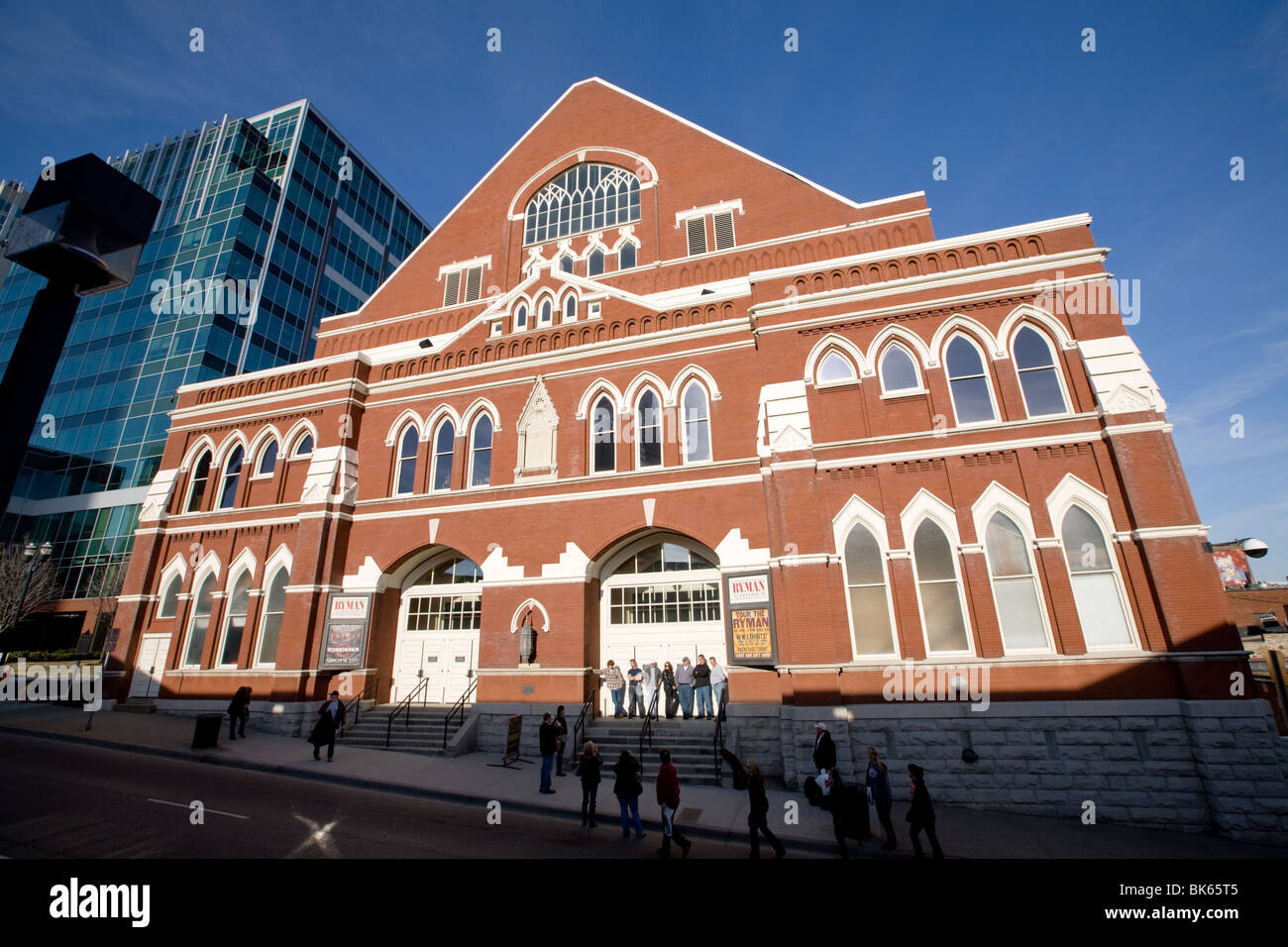 Ryman Auditorium, originalsite der Grand Ole Opry, Nashville, Tennessee Stockfotografie Alamy