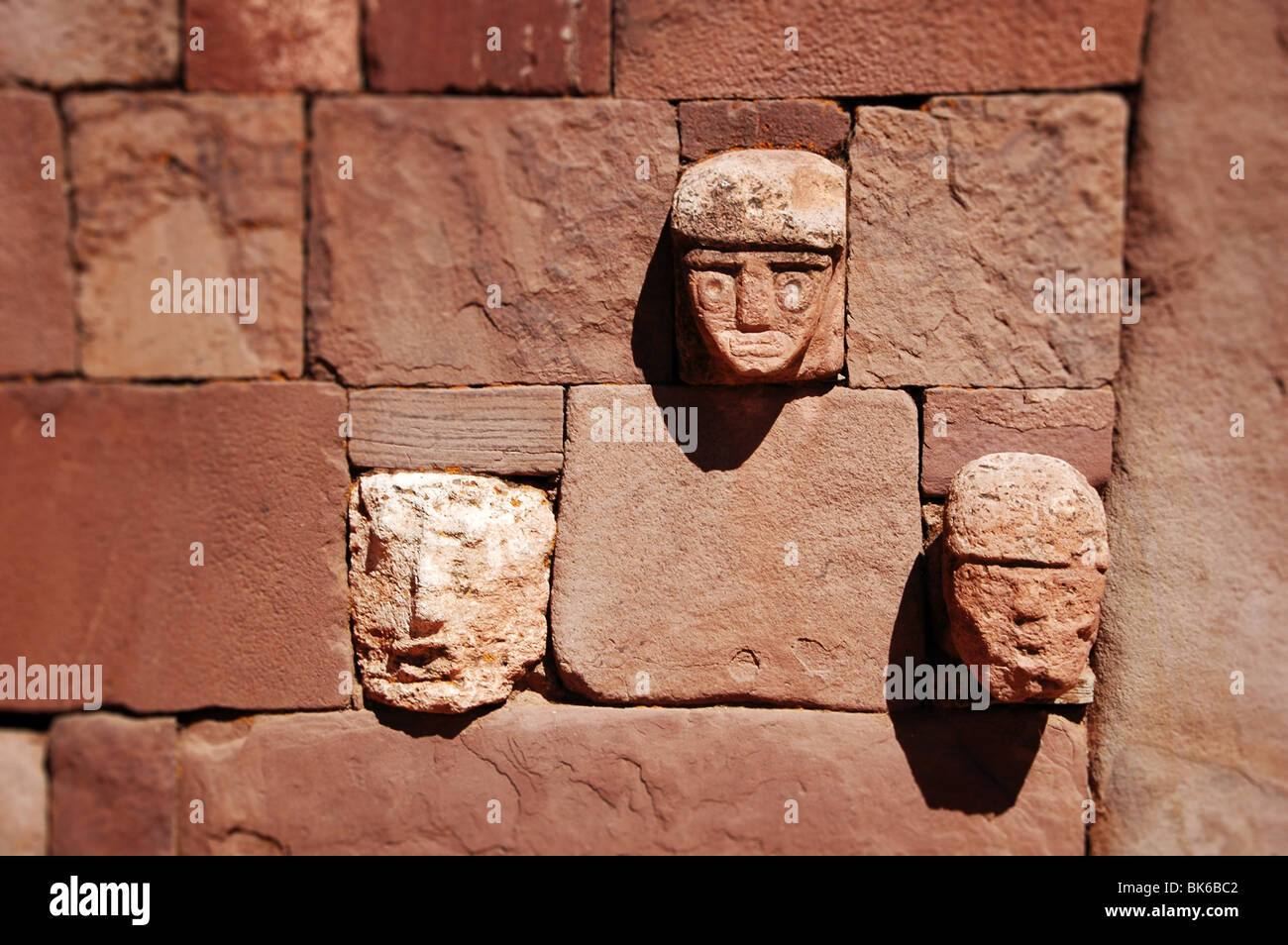 Tiwanaku, Bolivien Stockfoto