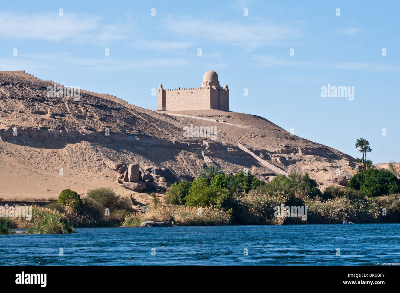 Aga Khan Mausoleum in Assuan, Ägypten Stockfoto