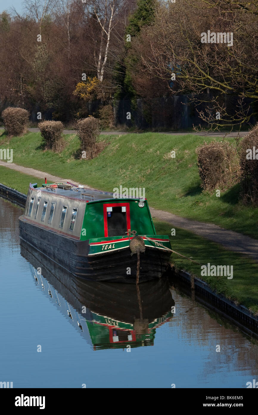 Petrol / Narrow Boat Stockfoto