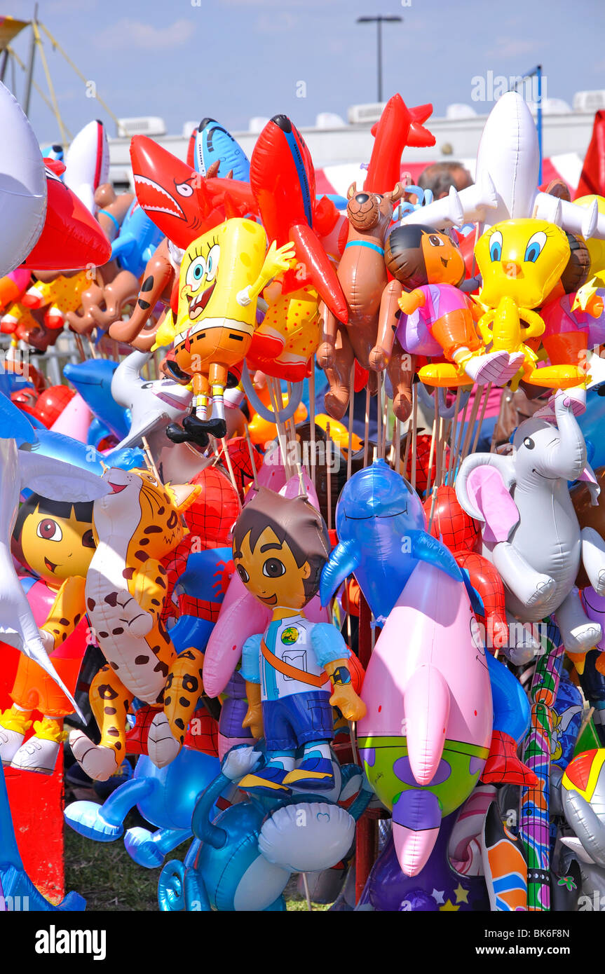 Aufblasbares Spielzeug Ballons Stockfoto