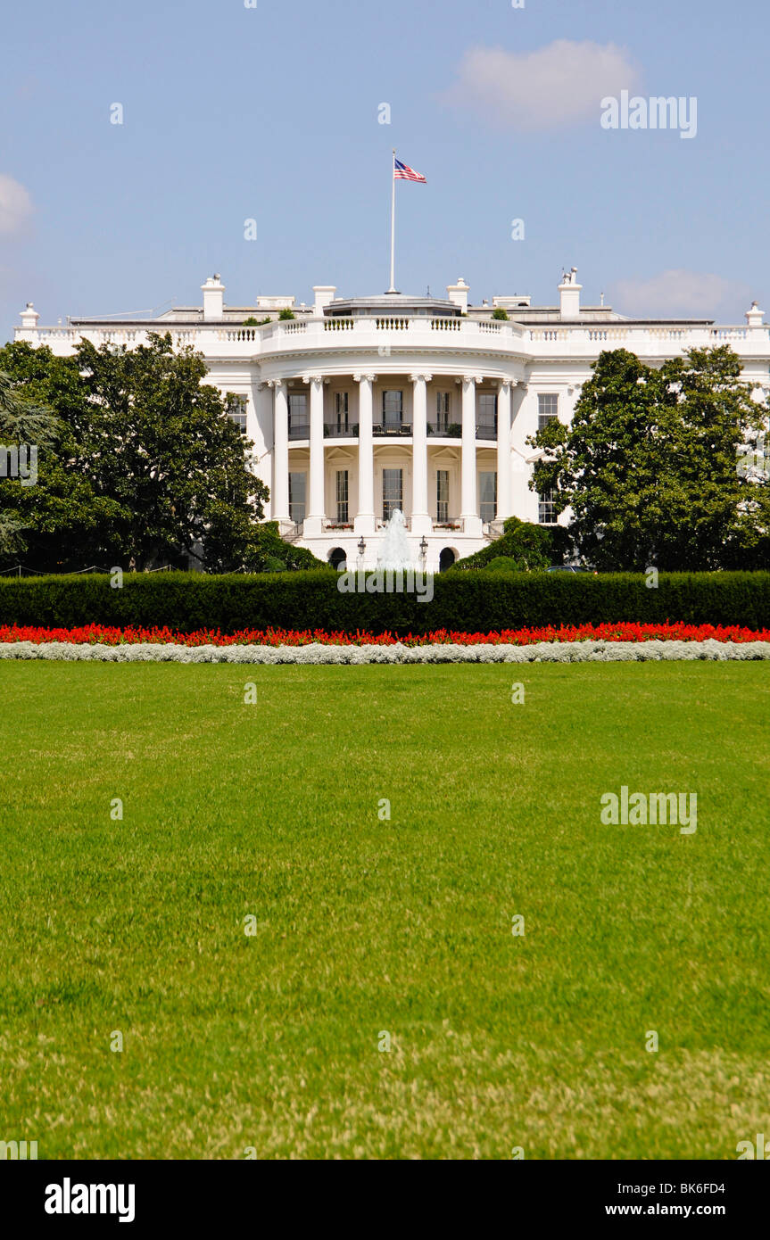 weißen Haus in Washington DC im Laufe des Tages Stockfoto