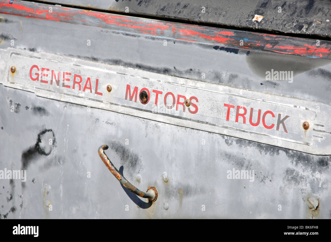 Alte Tür der General Motors-LKW Stockfoto