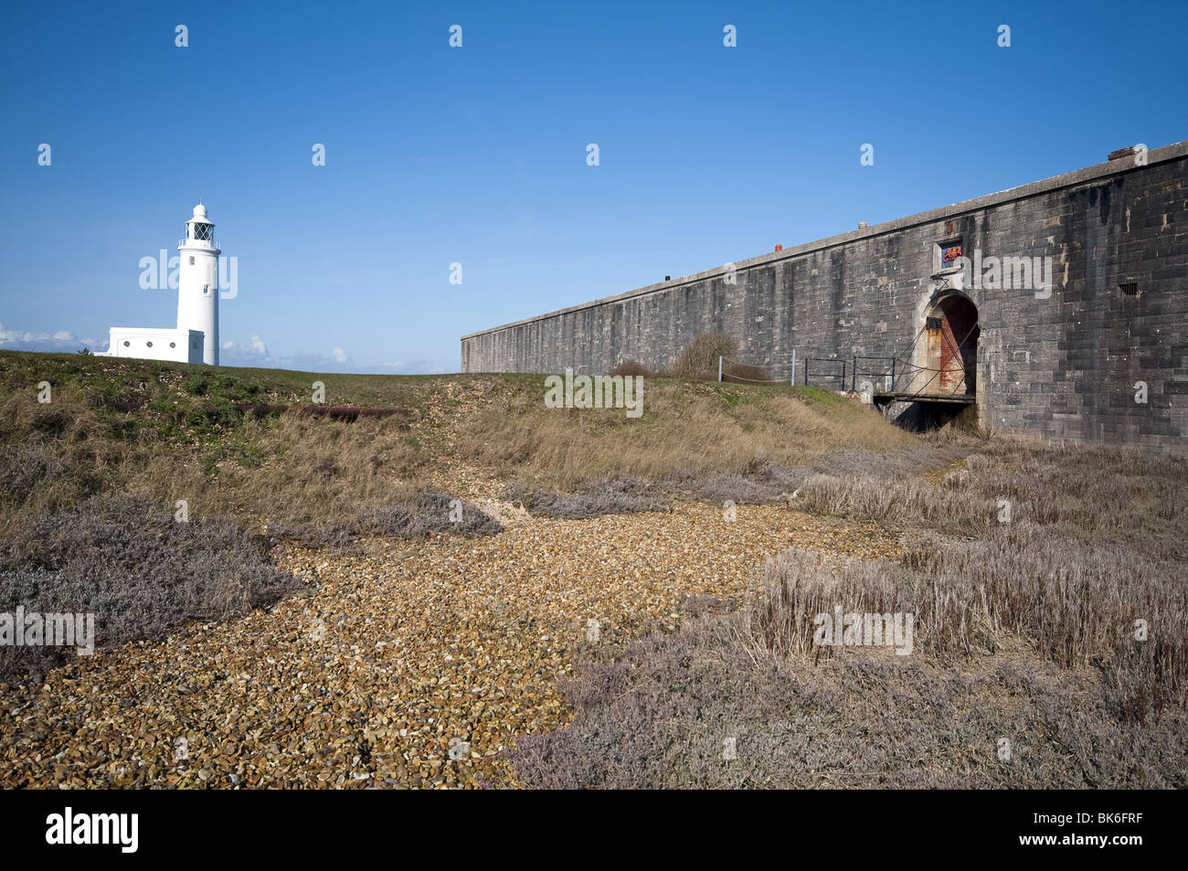 Hurst Castle in der Nähe von Milford auf Meer, Hampshire, England, UK Stockfoto