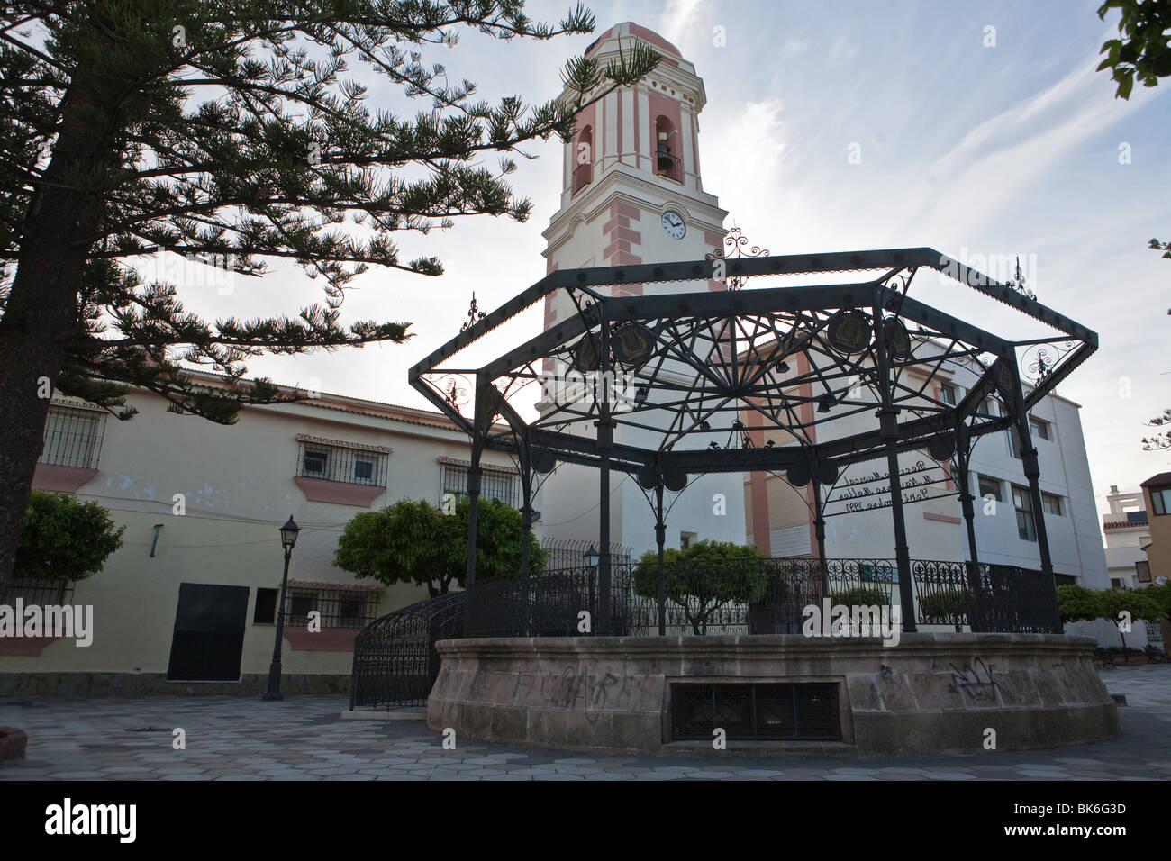 Kirche in der Stadt Malaga, Spanien Stockfoto