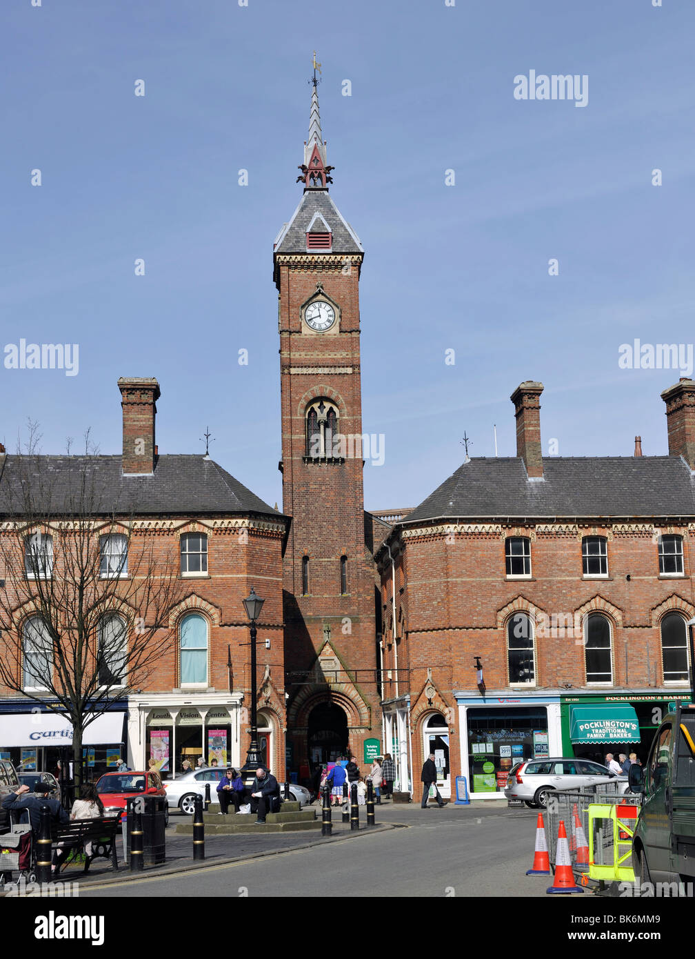 Louth Stadtzentrum, Louth, Lincolnshire, Stockfoto