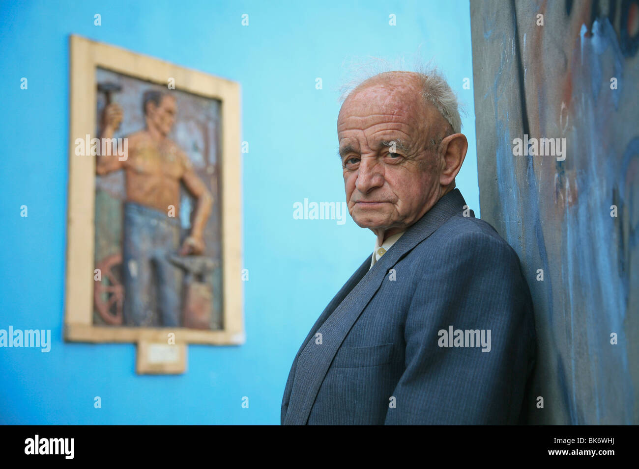 Porträt eines älteren Mannes aus Buenos Aires, Argentinien Stockfoto