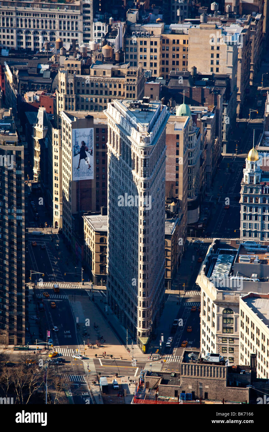 Flat Iron Building, Manhattan, New York City Stockfoto